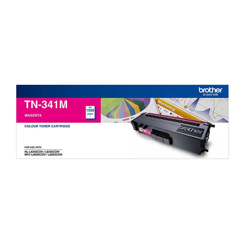 BROTHER TN341 Magenta Toner Cartridge BROTHER