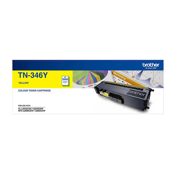 BROTHER TN346 Yellow Toner Cartridge BROTHER