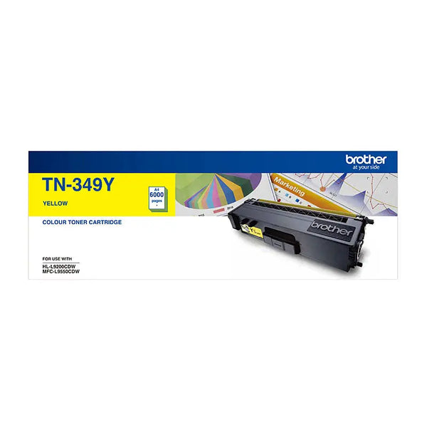 BROTHER TN349 Yellow Toner Cartridge BROTHER