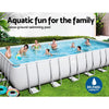 Bestway Above Ground Swimming Pool Power Steel™ Rectangular Frame Pools Filter Deals499