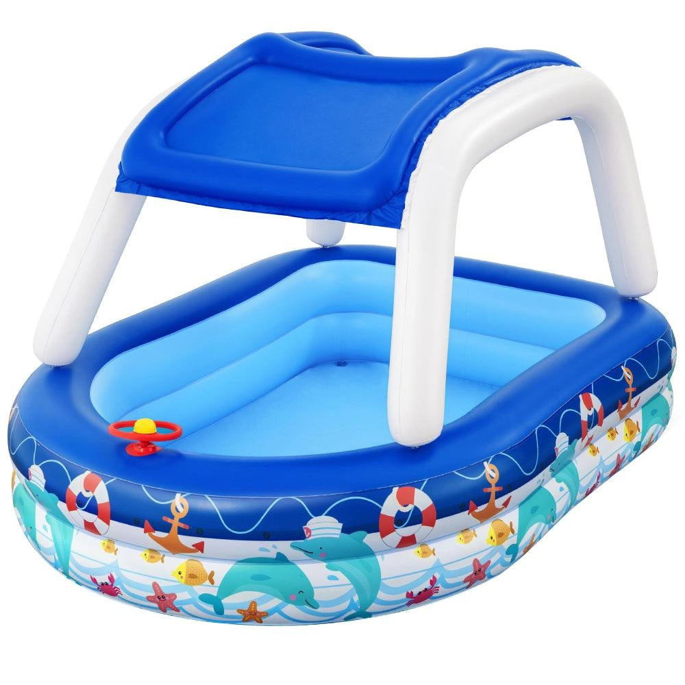 Bestway Kids Play Pools Above Ground Inflatable Swimming Pool Canopy Sunshade Deals499