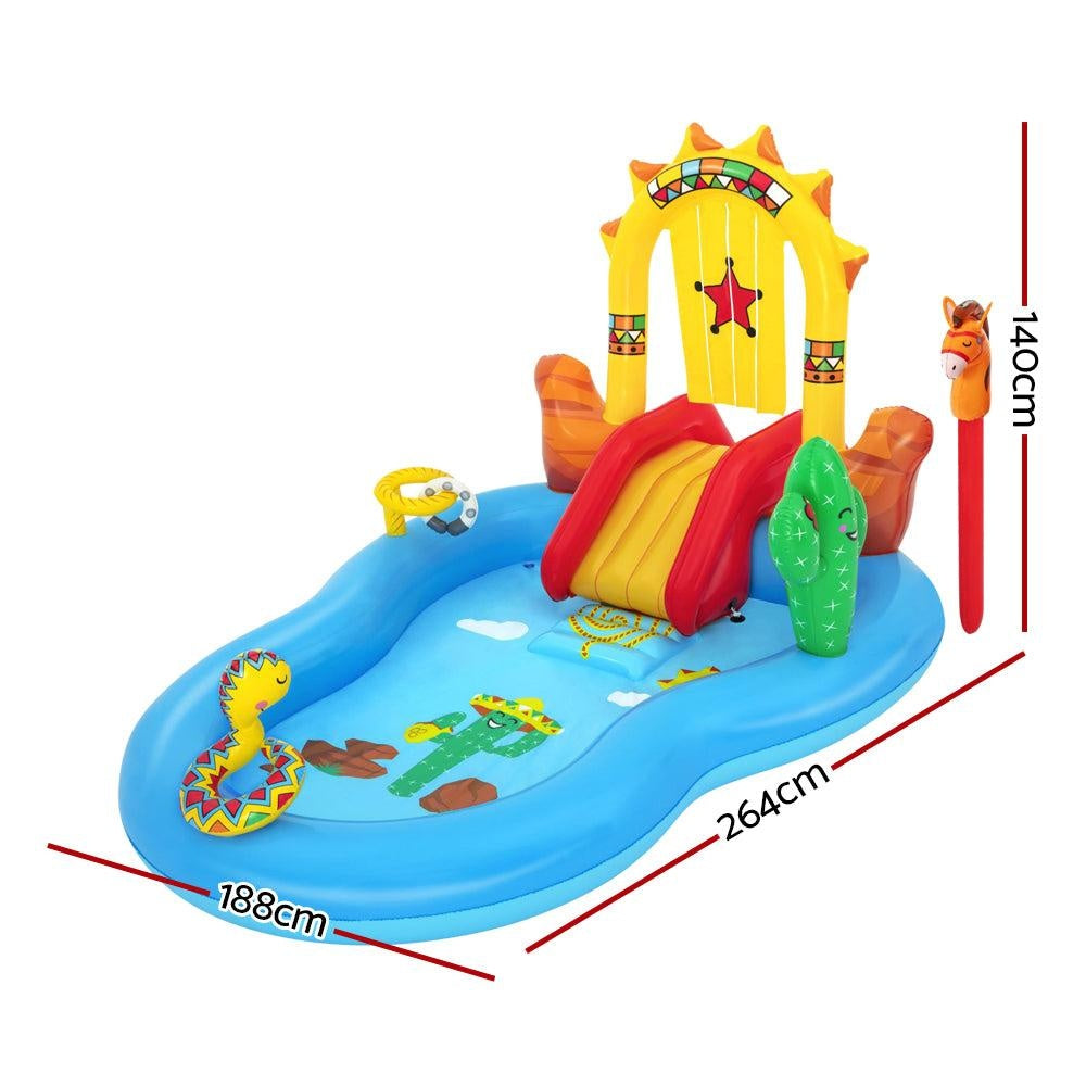 Bestway Swimming Pool Above Ground Inflatable Kids Play Wild West Pools Toy Game Deals499