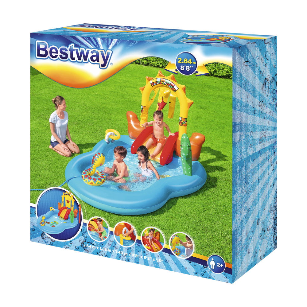 Bestway Swimming Pool Above Ground Inflatable Kids Play Wild West Pools Toy Game Deals499