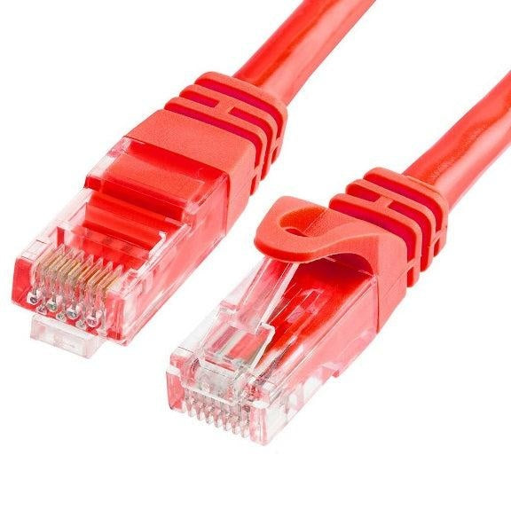 ASTROTEK CAT6 Cable 25cm/0.25m - Red Color Premium RJ45 Ethernet Network LAN UTP Patch Cord 26AWG-CCA PVC Jacket ASTROTEK