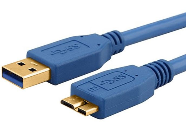 ASTROTEK USB 3.0 Cable 3m - Type A Male to Micro B Blue Colour ASTROTEK