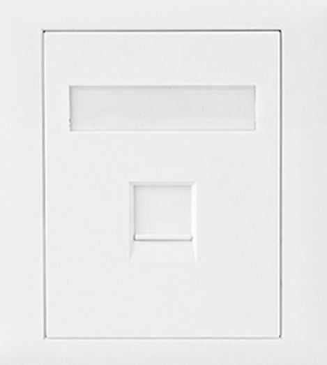 ASTROTEK CAT6 RJ45 Network Wall Face Plate Outlets 86x86mm 1 Port Socket Kit ASTROTEK