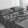 Cosy Club Sheet Set Cotton Sheets Double Blue Dark Blue Deals499