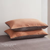 Cosy Club Sheet Set Cotton Sheets King Orange Brown Deals499