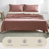 Cosy Club Sheet Set Cotton Sheets King Vanilla Rhubarb Deals499