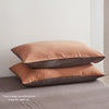 Cosy Club Sheet Set Cotton Sheets Queen Orange Brown Deals499