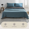 Cosy Club Sheet Set Cotton Sheets Single Blue Dark Blue Deals499