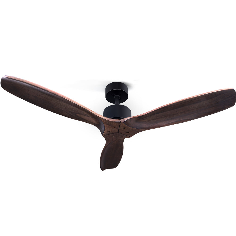 Devanti 52'' Ceiling Fan With Remote Control Fans 3 Wooden Blades Timer 1300mm Deals499