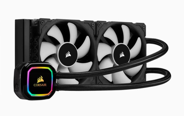 CORSAIR Hydro Series H100i 240mm RGB PRO XT Liquid CPU Cooler. 5 Years Warranty. Intel 1200, 115x, 2011/2066, AMD AM3, AM2, AM4, sTRX4, sTR4 CORSAIR