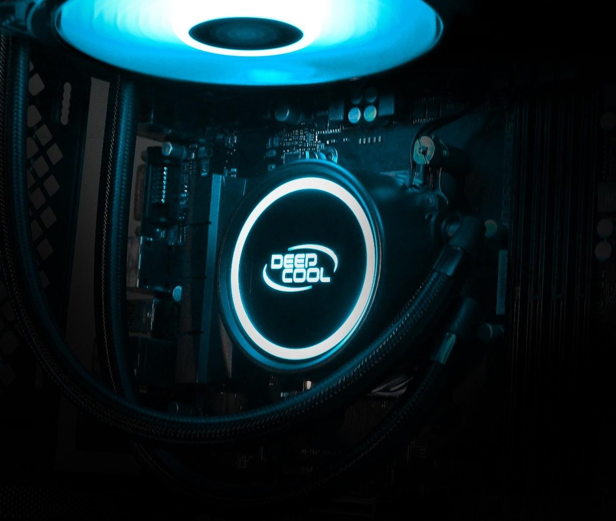 DEEPCOOL GAMMAXX L120 V2 RGB LED Liquid Cooler Intel LGA20XX/1366/115X/1200 AMD AM4 AM3+ AM3 AM2+ AM2 FM2+ FM2 FM1 DEEPCOOL