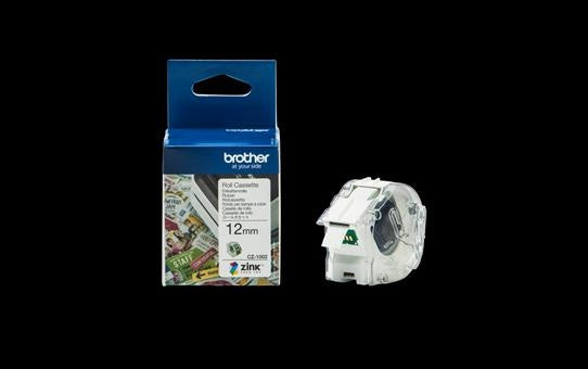 Brother CZ-1002 Full Colour continuous label roll, 12mm wide to Suit VC-500W BROTHER