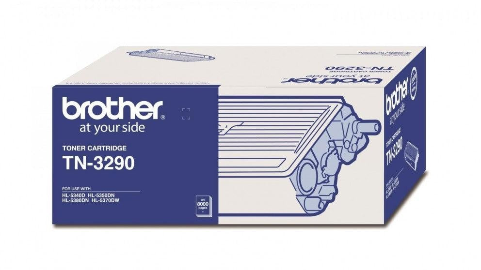 BROTHER TN-3290 Mono Laser Toner - High Yield - HL-5340D/5350DN/5370DW/5380DN, MFC-8370DN/8890DW/8880DN- up to 8000 pages BROTHER