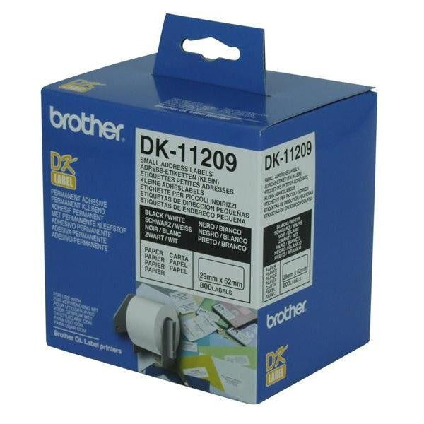 BROTHER Small Address Label 29mmX62mm,800 labels per roll BROTHER