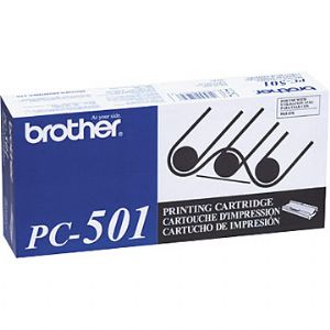 Brother PC-501 1 Print Cartridge + 1 Roll - to suit FAX- 827/827S/837MC/837MCS/878 BROTHER