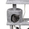 Cat Tree Beastie Scratching Post Pet Scratcher Condo Tower 140cm Grey Deals499