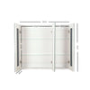 Cefito Bathroom Vanity Mirror with Storage Cabinet - White Deals499