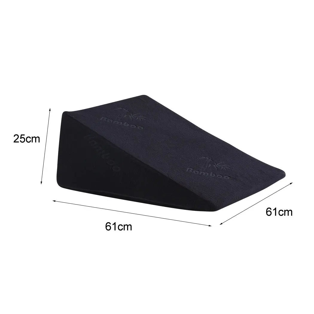 Cool Gel Memory Foam Bed Wedge Pillow Cushion Neck Back Support Sleep with Cover Deals499