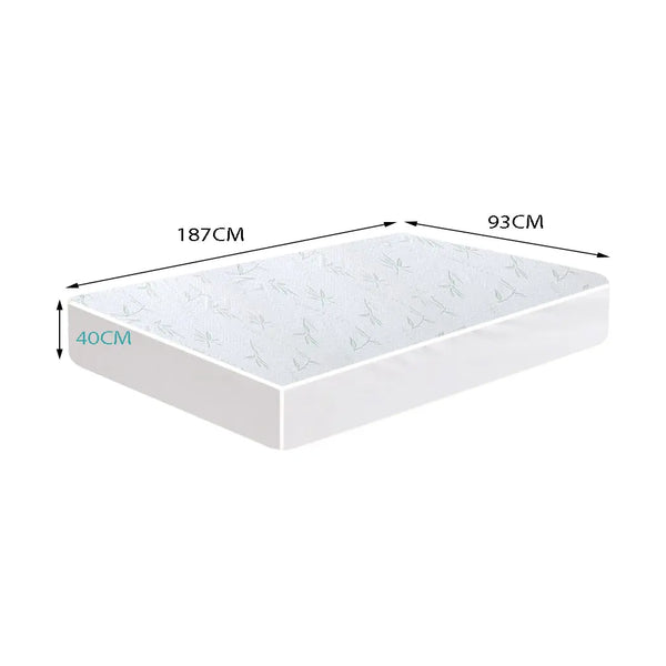 DreamZ Fully Fitted Waterproof Breathable Bamboo Mattress Protector Single Size Deals499