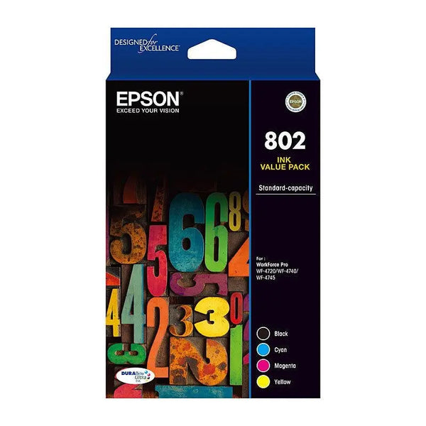 EPSON 802 CMYK Colour Pack EPSON