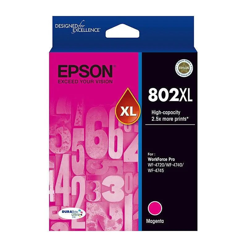 EPSON 802XL Magenta Ink Cartridge EPSON