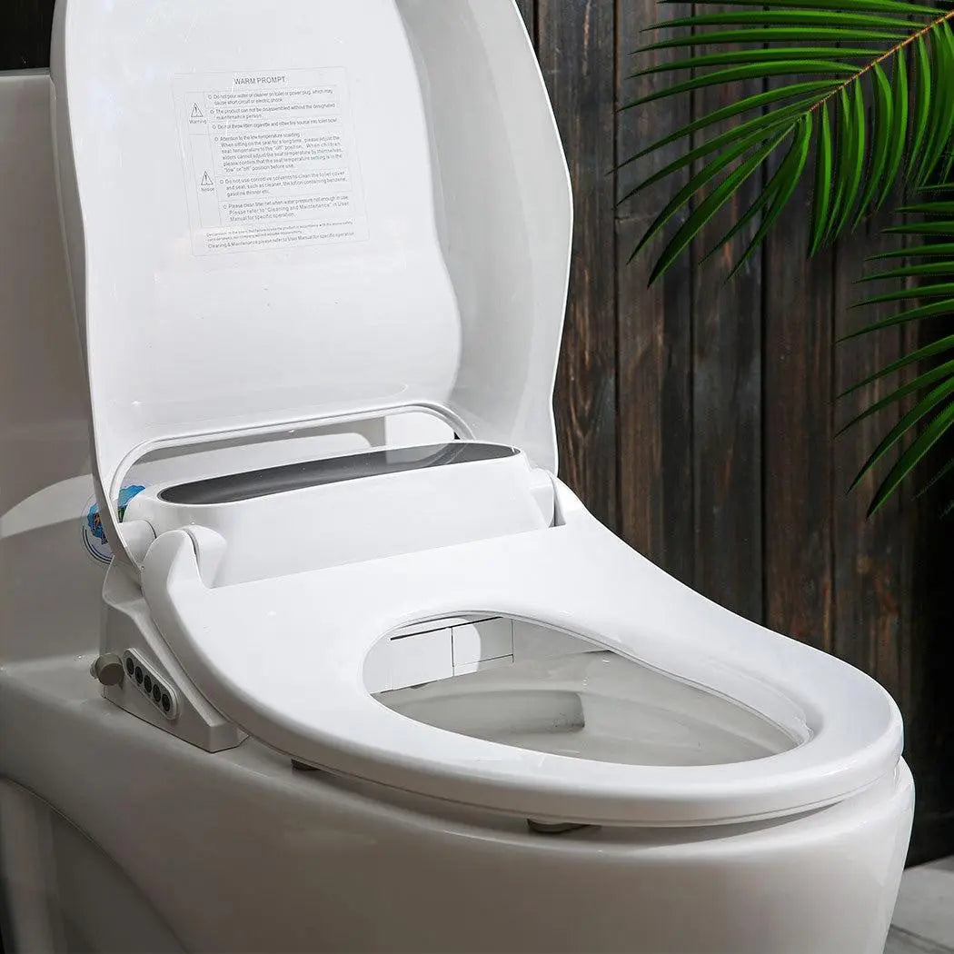 Electric Bidet Toilet Seat Cover LED Night Light Remote Control Auto Smart Wash Deals499