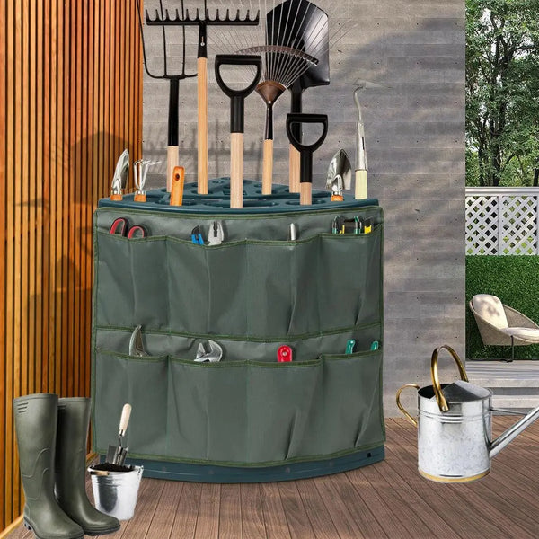 Garden Tools Rack Farm Shed Garage Storage Long Short Handles Organizer Holder Deals499