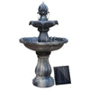 Gardeon 3 Tier Solar Powered Water Fountain - Black Deals499