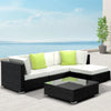 Gardeon 5PC Outdoor Furniture Sofa Set Wicker Garden Patio Pool Lounge Deals499