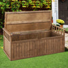 Gardeon Outdoor Storage Box Wooden Garden Bench 128.5cm Chest Tool Toy Sheds XL Deals499