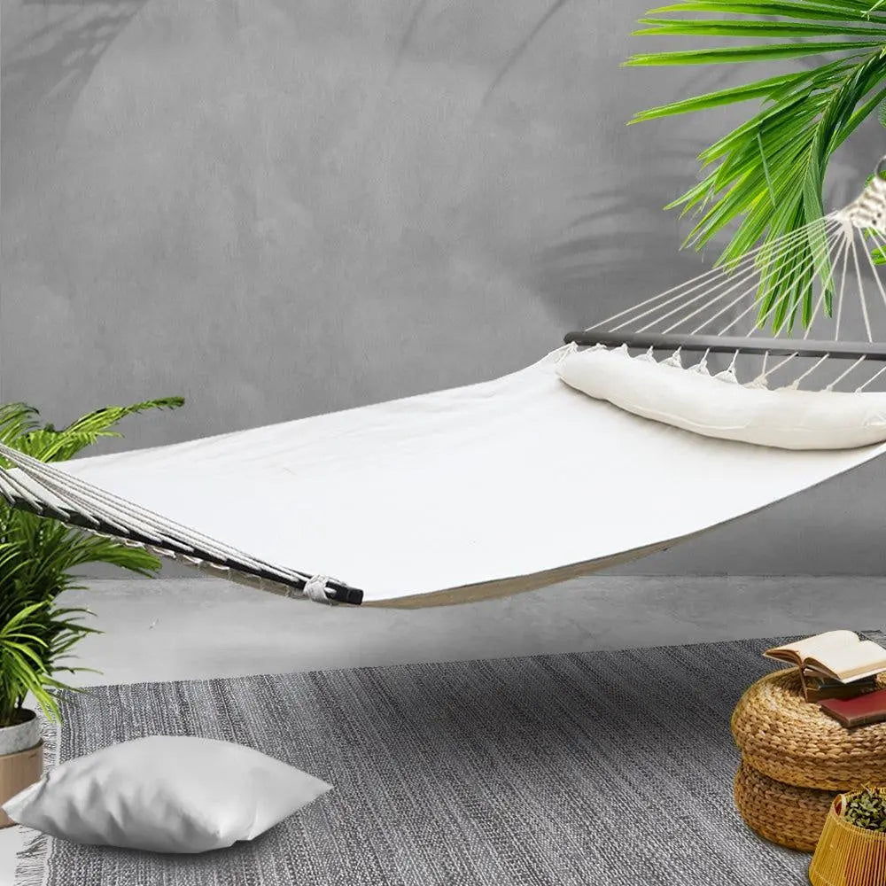 Gardeon Swing Double Hammock Bed Cream Deals499