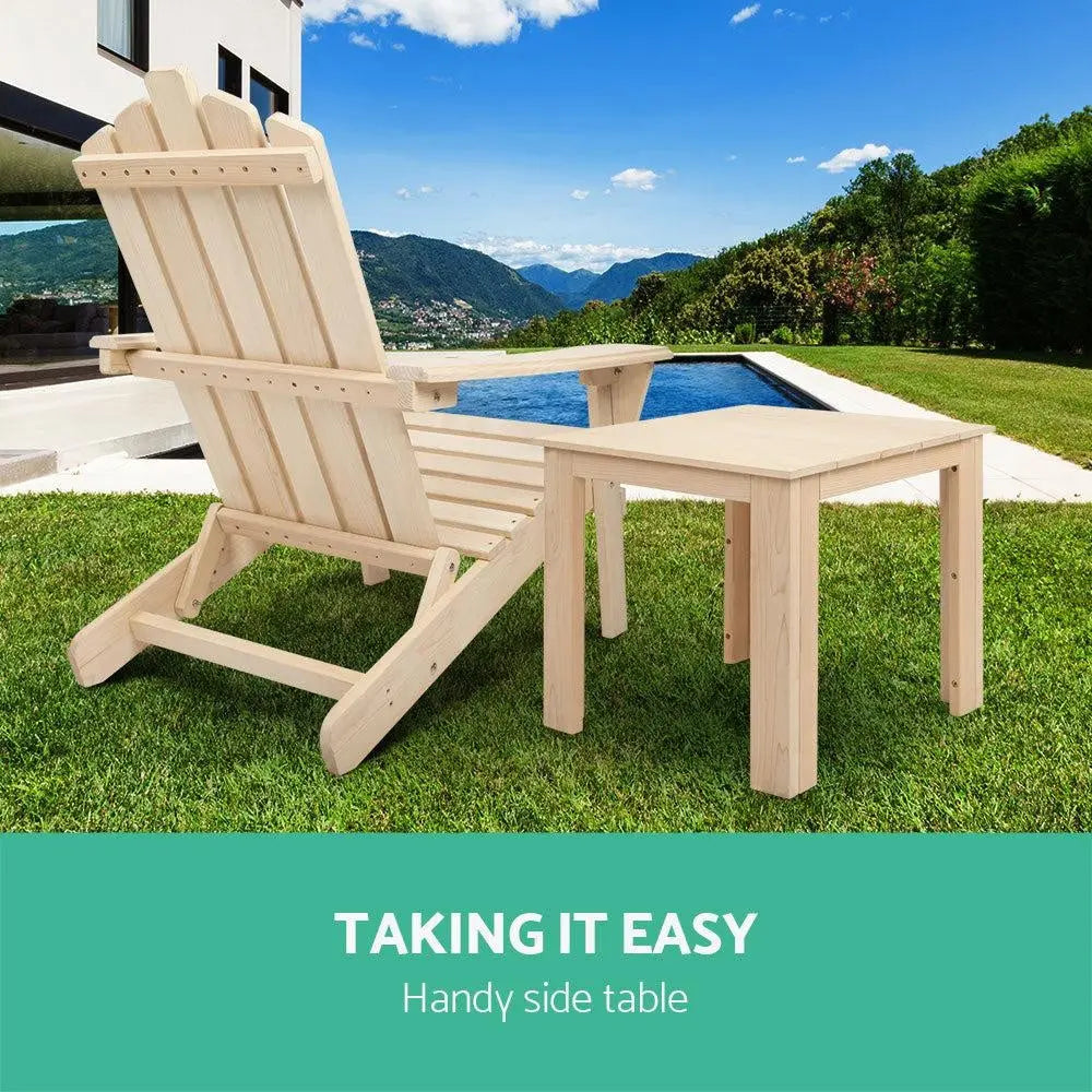 Gardeon Wooden Outdoor Side Beach Table Deals499