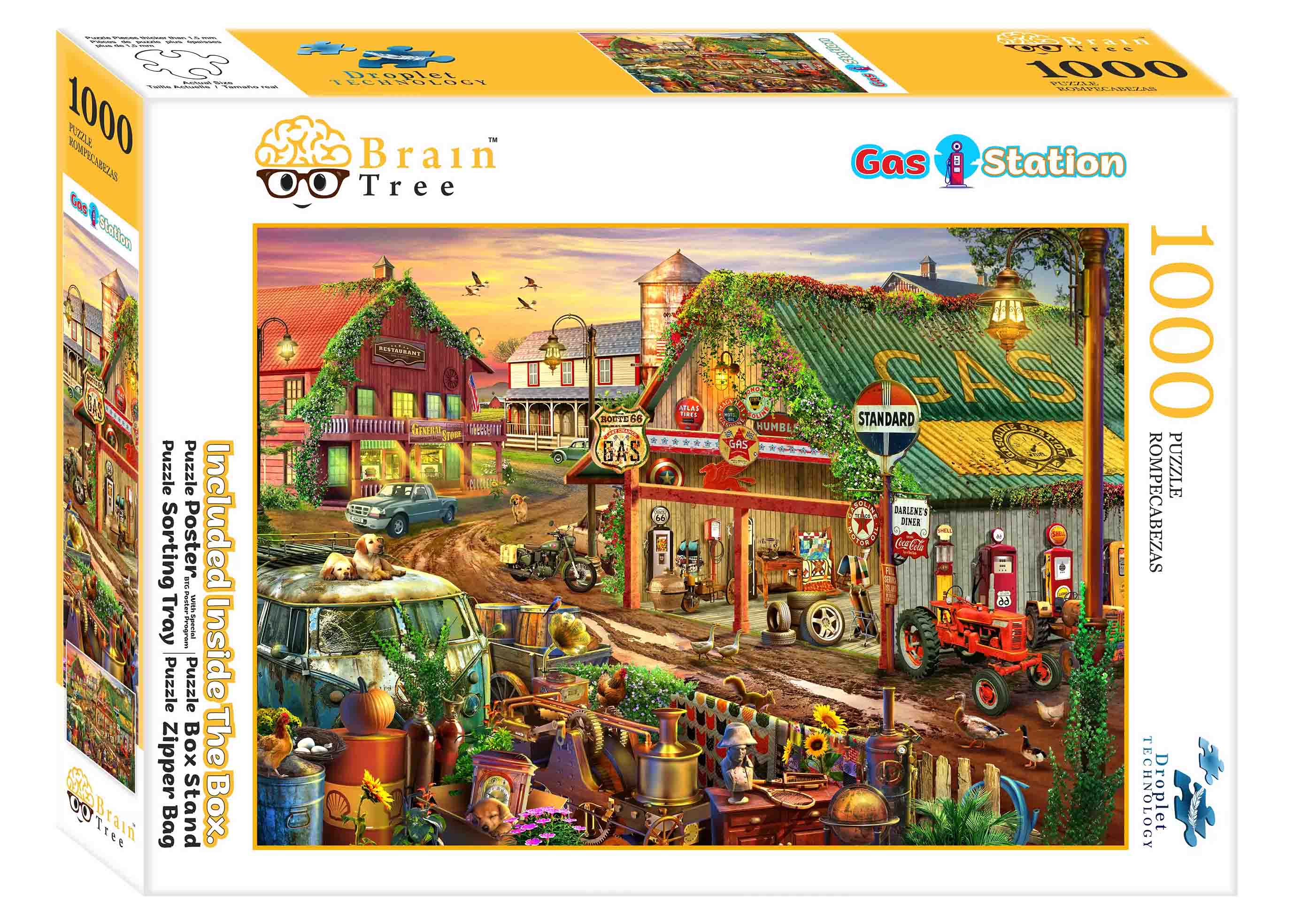 Gas Station Jigsaw Puzzles 1000 Piece-1