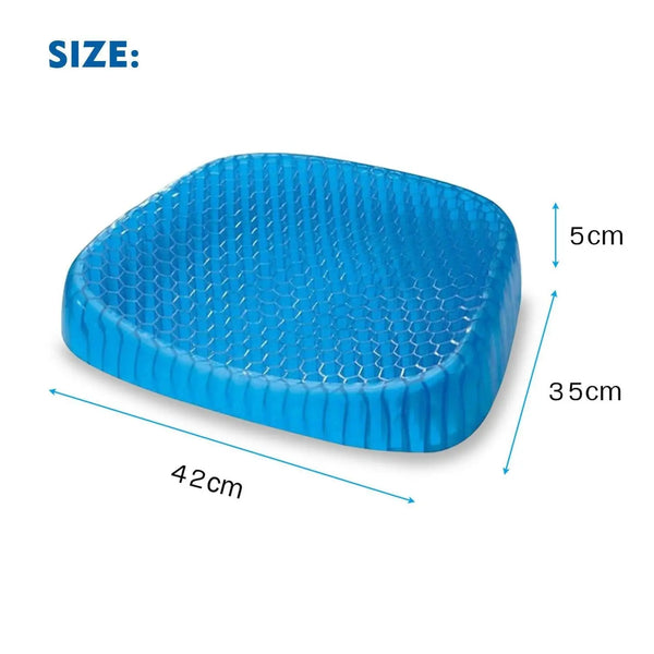 Gel Honeycomb Seat Cushion Flex Back Support Spine Breathable Protector Pad Mats Deals499