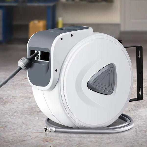 Giantz Air Hose Reel 10m Retractable Rewind Swivel Wall Mount Compressor Garage Deals499