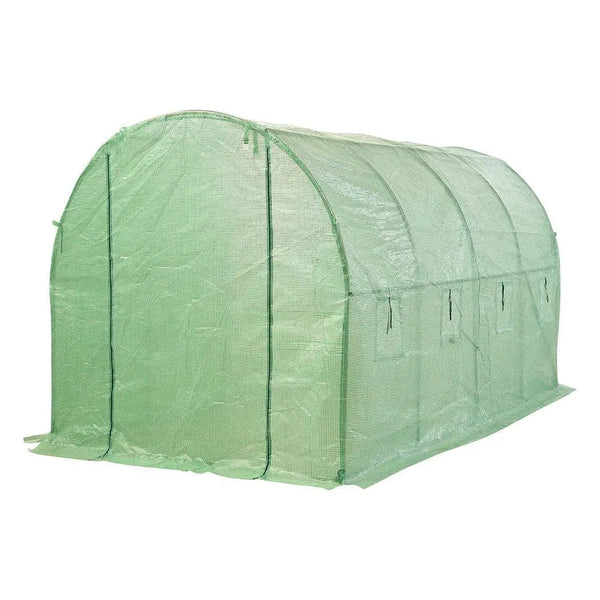 Greenhouse Plastic Cover Film Walk in Outdoor Garden Green House Tunnel 6X3X2M Deals499