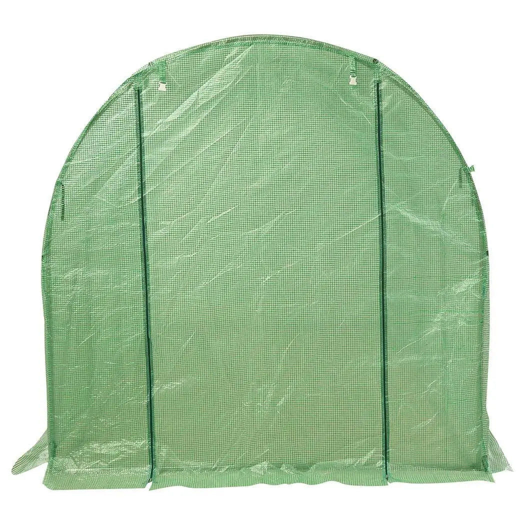 Greenhouse Plastic Cover Film Walk in Outdoor Garden Green House Tunnel 6X3X2M Deals499