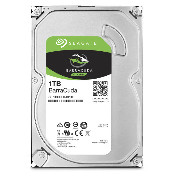 SEAGATE 1TB 3.5' Barracuda, 7200RPM SATA3 6Gb/s 64MB Cache HDD SEAGATE