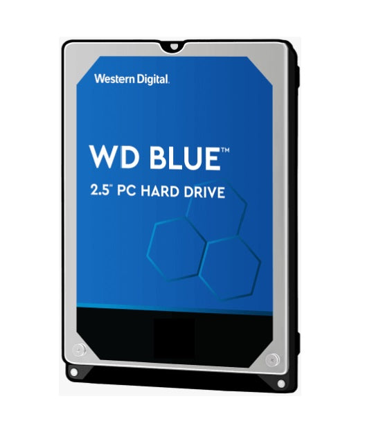 WESTERN DIGITAL Digital WD Blue 500GB 2.5' HDD SATA 6Gb/s 5400RPM 16MB Cache CMR Tech 2yrs Wty WESTERN DIGITAL