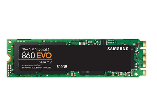 SAMSUNG 860 EVO M.2 500GB, V-NAND, (2280), SATA III 6GB/s, R/W(Max) 550MB/s/520MB/s,98K/90K IOPS, 300TBW, 5 Years Warranty SAMSUNG