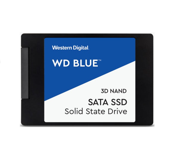 WESTERN DIGITAL Digital WD Blue 500GB 2.5' SATA SSD 560R/530W MB/s 95K/84K IOPS 200TBW 1.75M hrs MTBF 3D NAND 7mm 5yrs Wty WESTERN DIGITAL