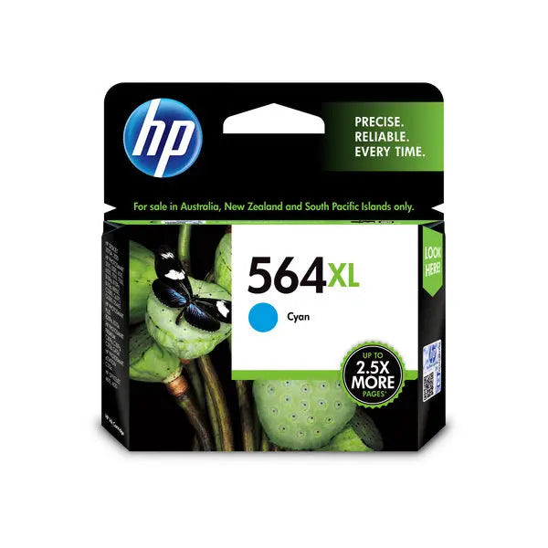 HP 564CXL (CB323WA) Original Cyan Extra Large Ink Cartridge - 750 Pages HP