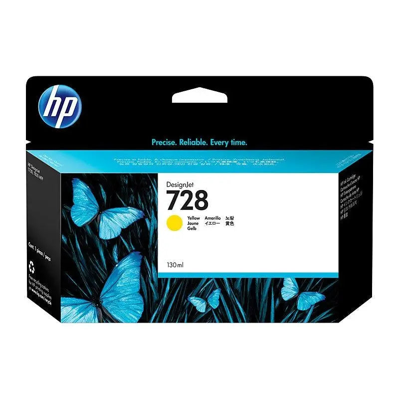 HP #728 130ml Yellow Ink F9J65A HP