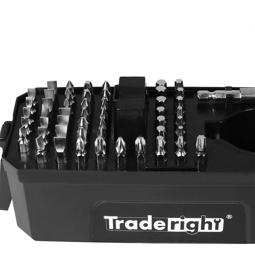 Traderight Cordless Screwdriver Electric USB Rechargeable Drill Bit Power 55PC Deals499