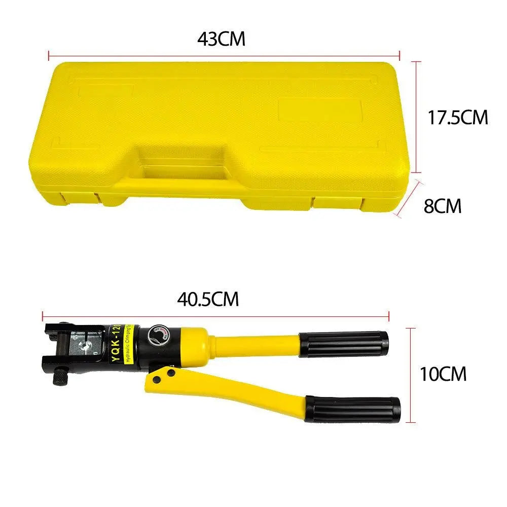 Heavy Duty Hydraulic Swaging Tool Kit for Stainless Wire Crimping and Steel Dies Deals499