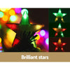 Jingle Jollys Christmas Tree 2.1M 7FT LED Xmas Multi Colour Lights Optic Fibre Deals499