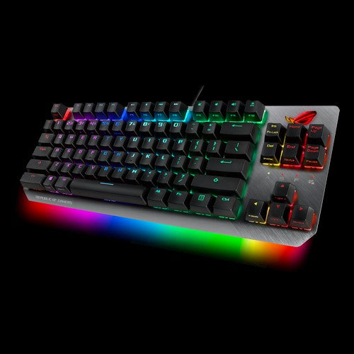 ASUS ROG STRIX SCOPE TKL/RD Wired Mechanical RGB Gaming Keyboard For FPS Games, Cherry MX Switches, Aluminum Frame, Aura Sync Lighting ASUS